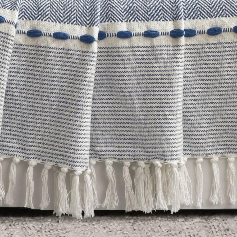 COTTON WOVEN THROW - Picture 3 of 5